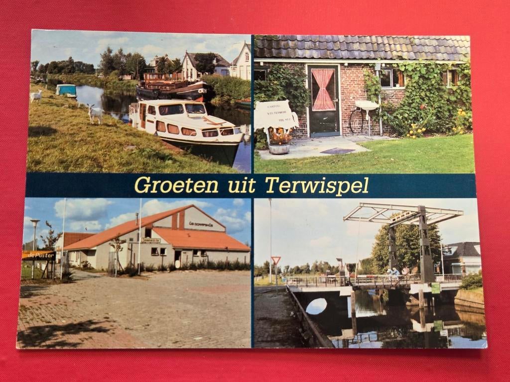 Terwispel bij Gorredijk Drachten 4-luik, Verzamelen, Ophalen of Verzenden, Friesland