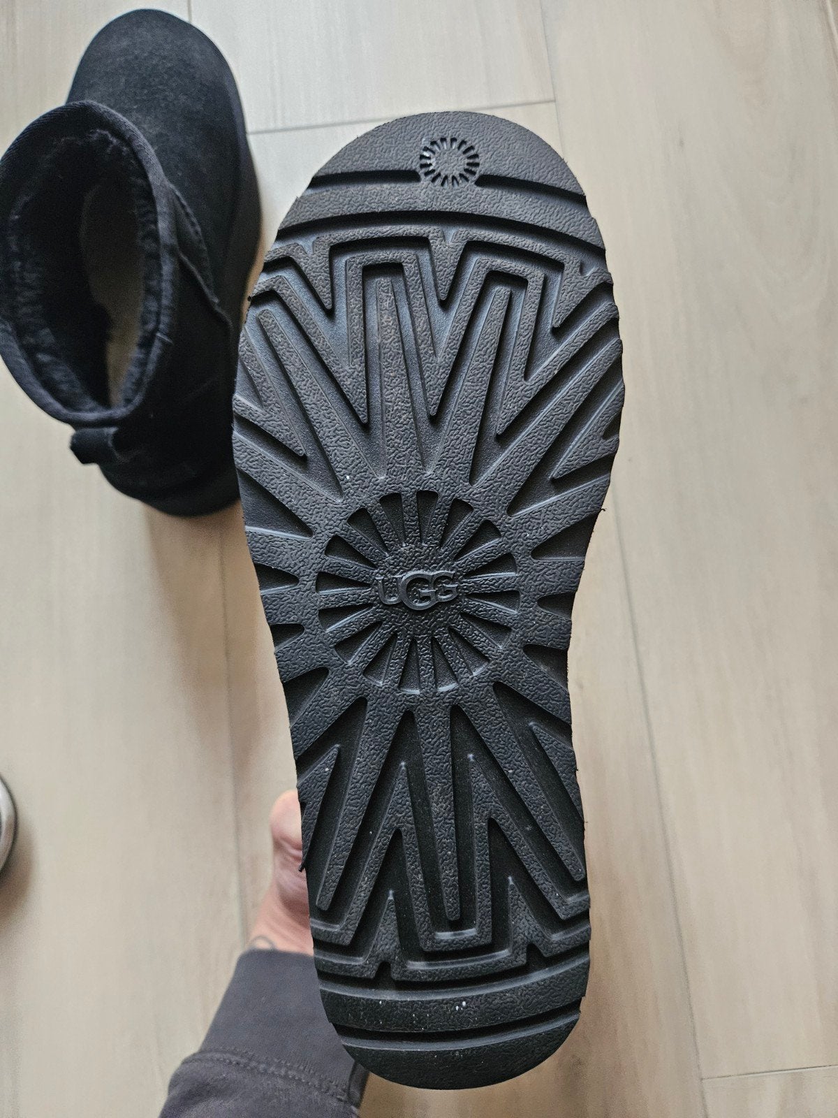 Echte UGGs - Zo goed als nieuw!, Ophalen, UGG, Zwart, Lage of Enkellaarzen