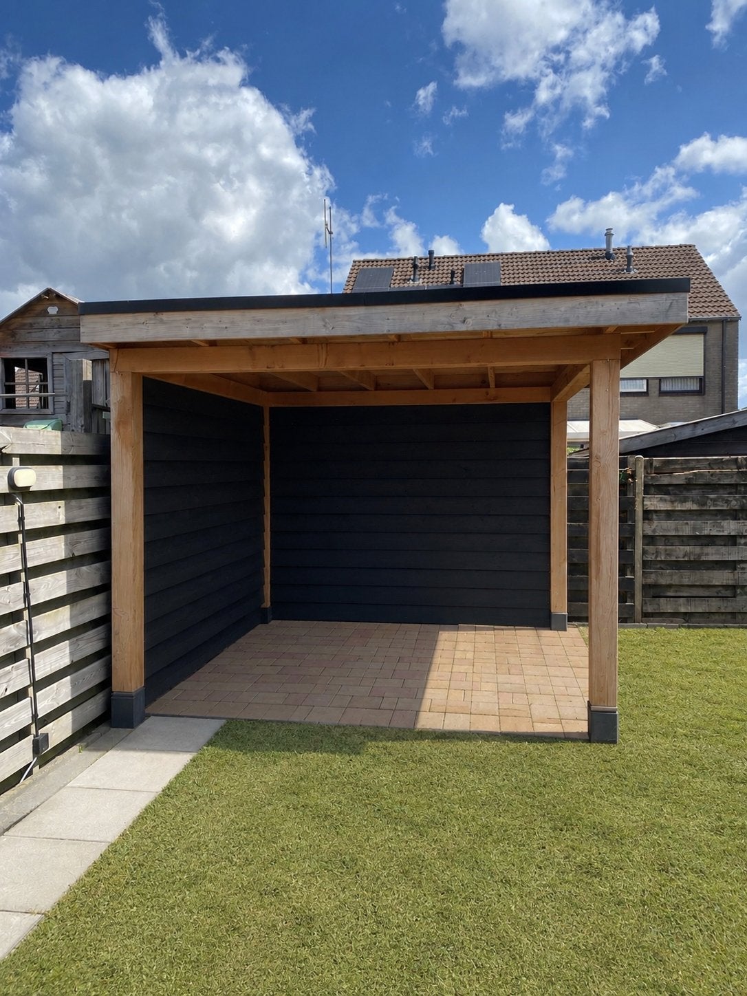 Mooie overkapping 3x3x2.5, Tuin en Terras, Overkappingen, Zo goed als nieuw, Overige typen, Ophalen