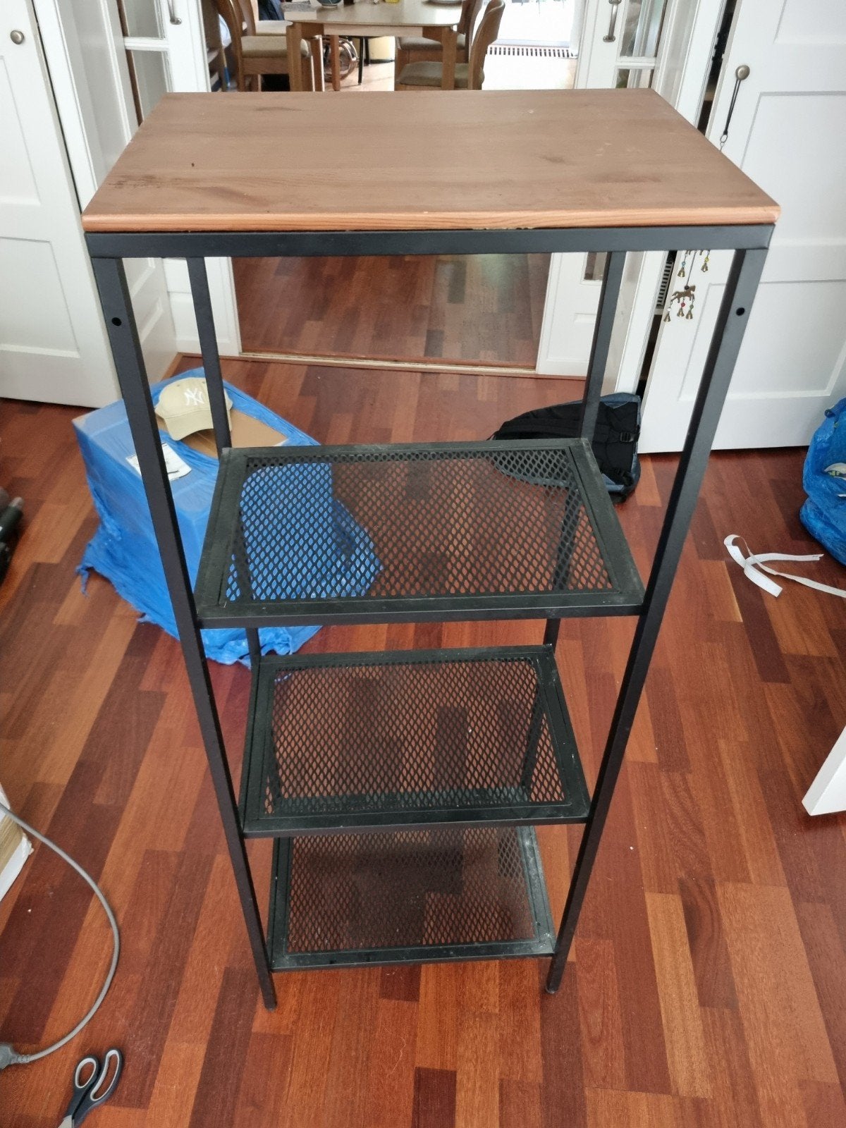 ikea stellingkast ijzer/hout, Ophalen of Verzenden, Gebruikt