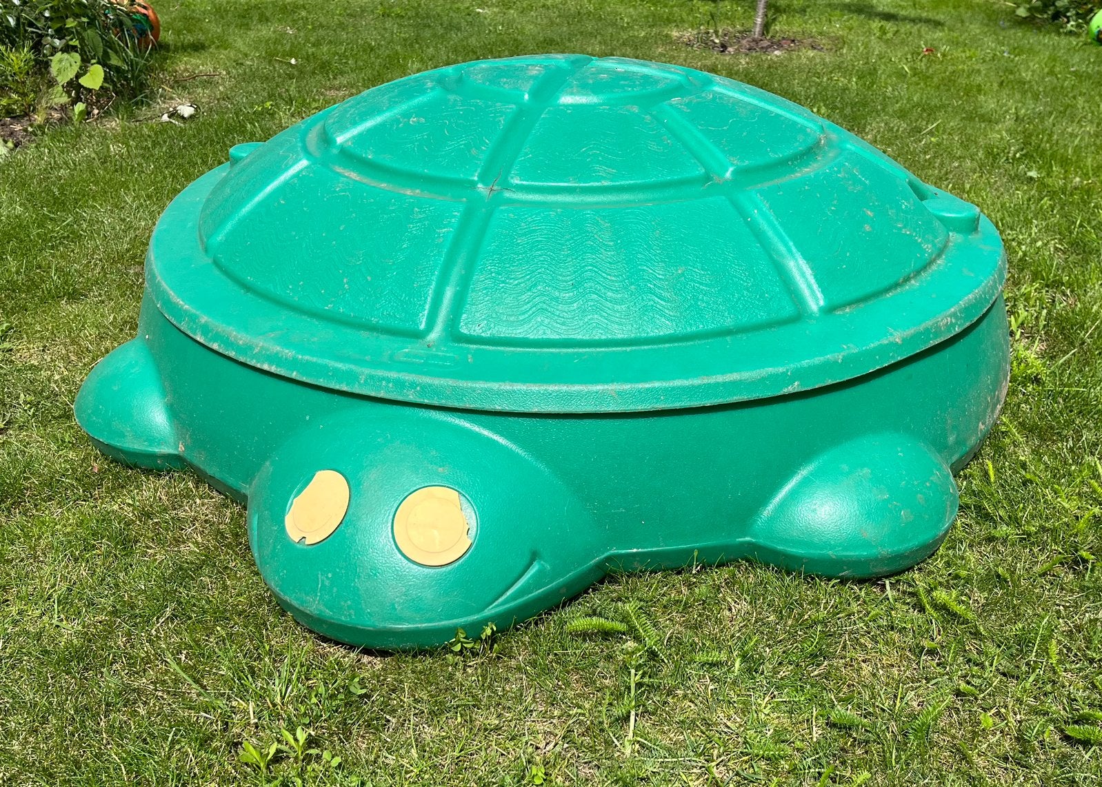 Schildpad zandbak, Ophalen, Zo goed als nieuw