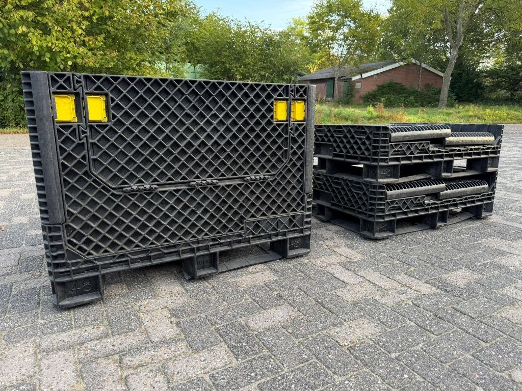 inklapbare kunststof palletbox 1200X1000X850mm klapboxen, Niet ingevuld, 100 cm of meer, Opvouwbaar, 60 cm of meer