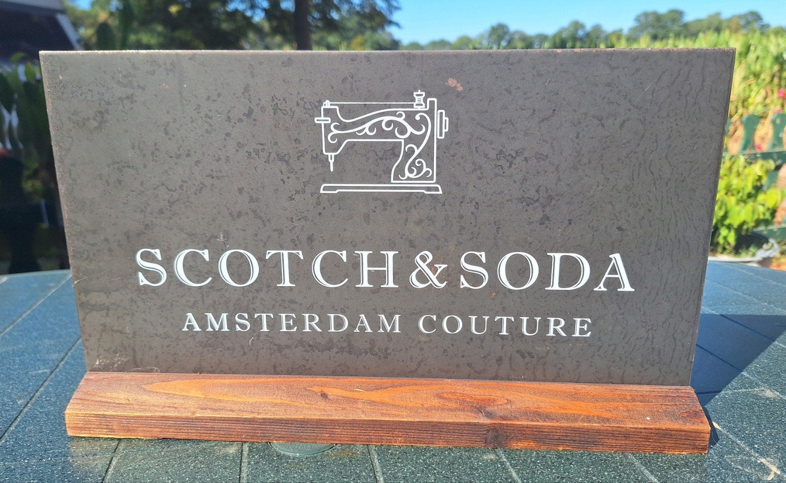 Scotch & Soda Amsterdam Couture Reclamebord, Verzamelen, Merken en Reclamevoorwerpen, Ophalen of Verzenden, Gebruikt, Reclamebord