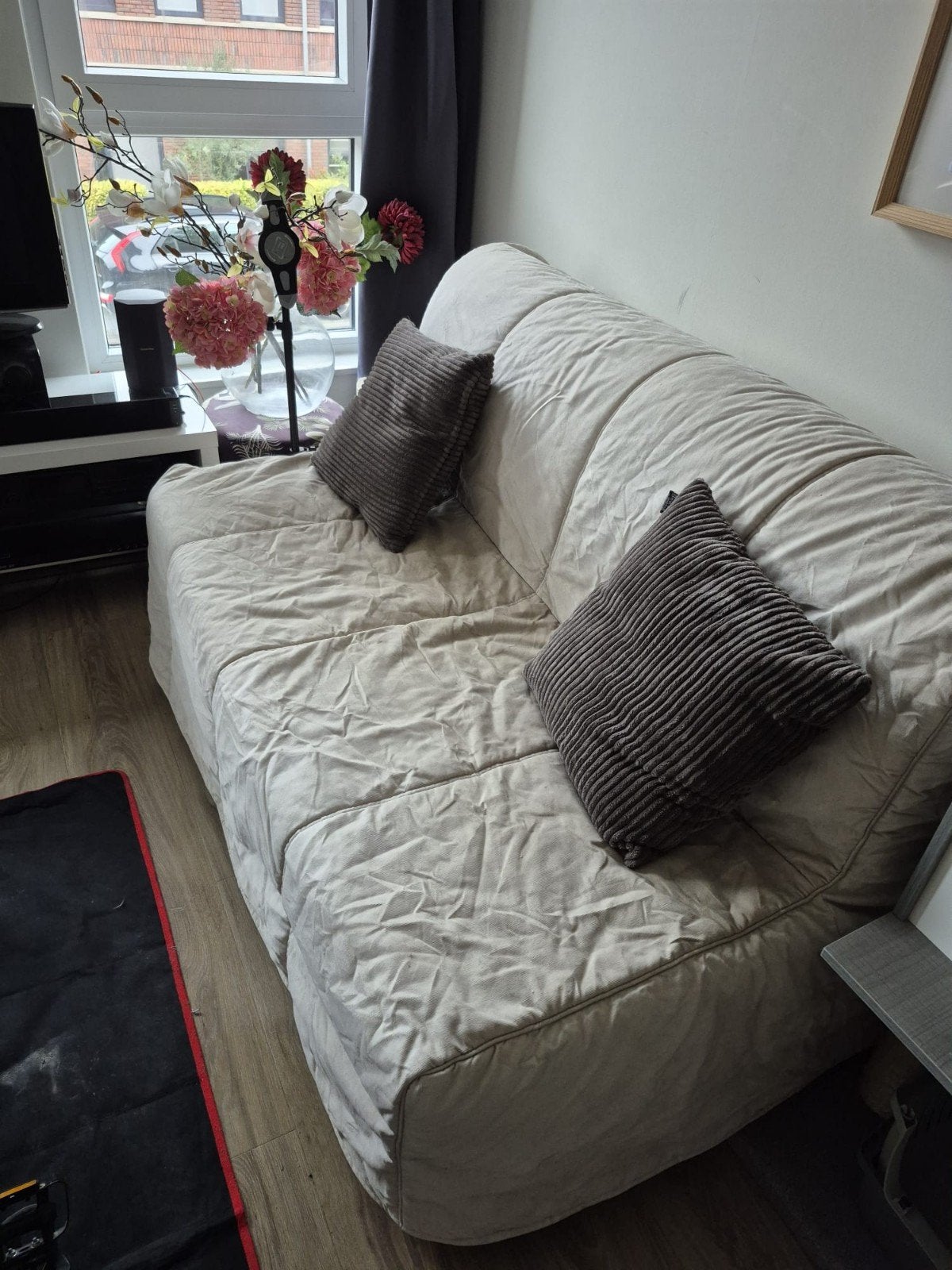 Ikea slaapbank 140x180 cm - Ideaal voor kleine ruimtes, Ophalen, Gebruikt, Tweepersoons, 140 cm