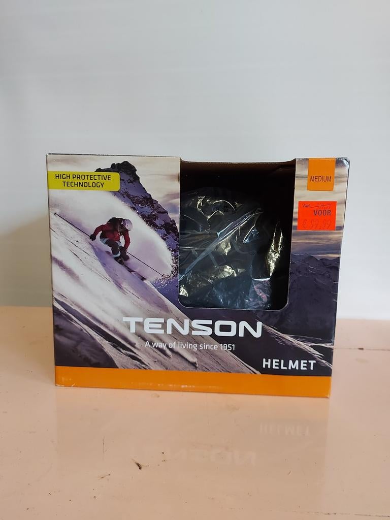 Nieuwe Tenson Skihelm Zwart - Maat Medium, Overige merken, Overige typen, Nieuw, Ophalen of Verzenden