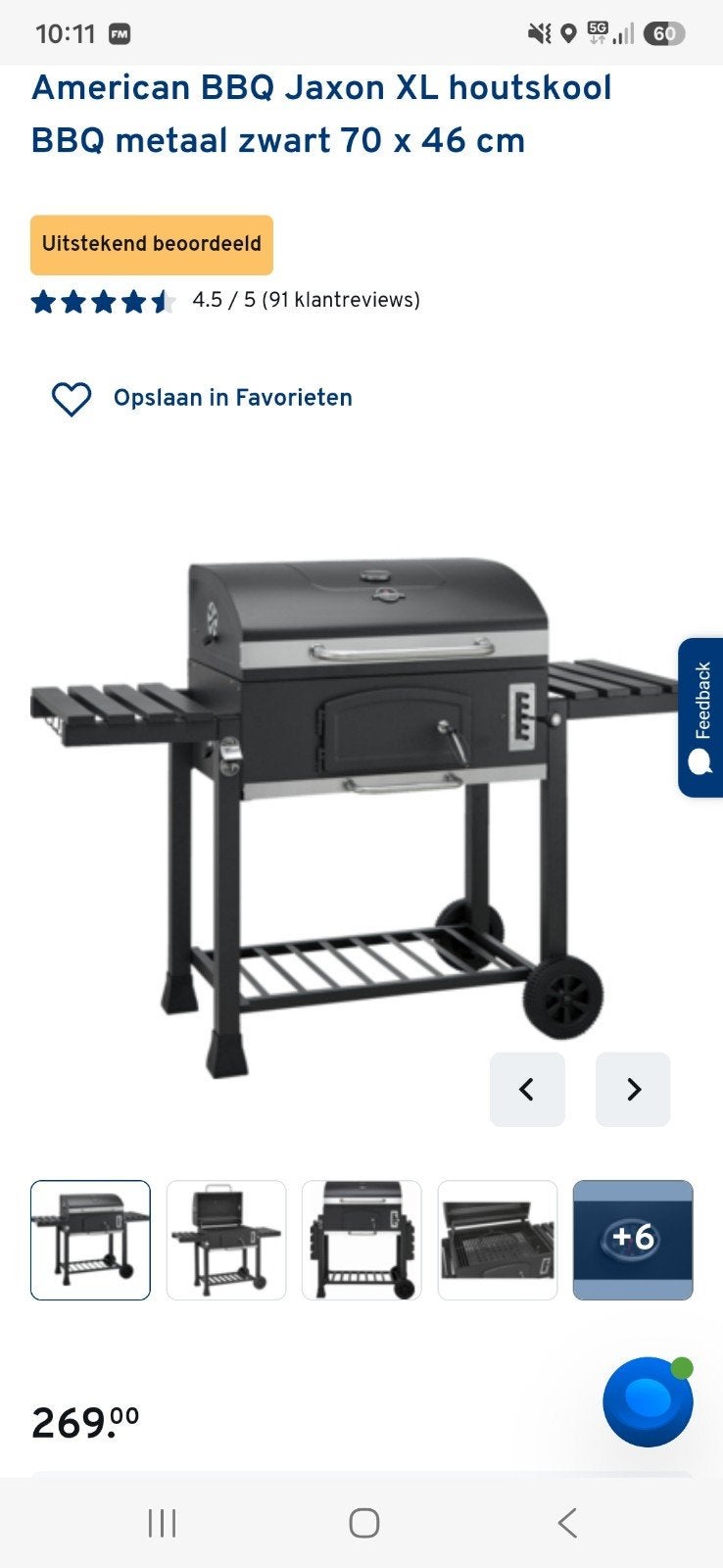 Jaxon XL BBQ Houtskoolbarbecue van Gamma - Nieuw in doos, Ophalen, Nieuw, Jaxon