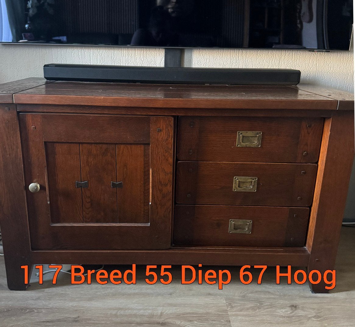 Koloniaal kastje, Zo goed als nieuw, Minder dan 100 cm, 25 tot 50 cm, 50 tot 100 cm