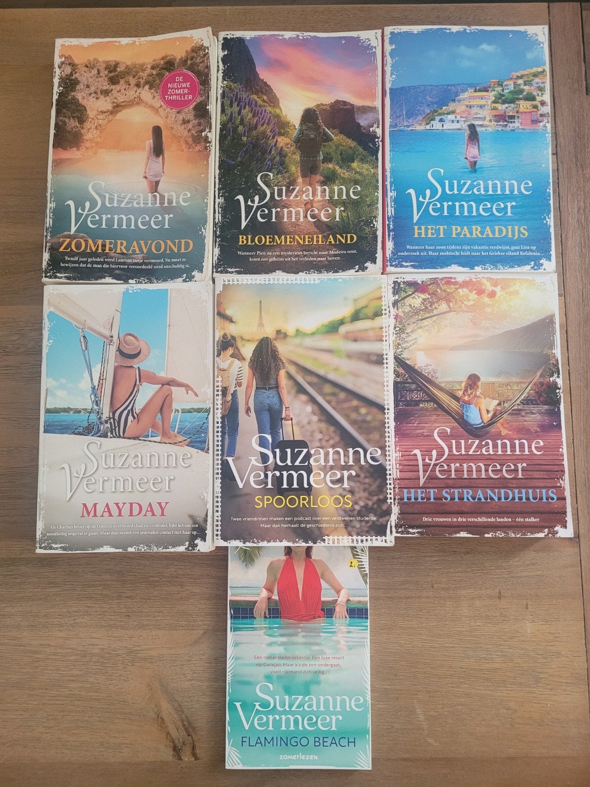 7x Suzanne Vermeer zomerse ontspanning, Boeken, Thrillers, Ophalen of Verzenden, Zo goed als nieuw, Suzanne Vermeer