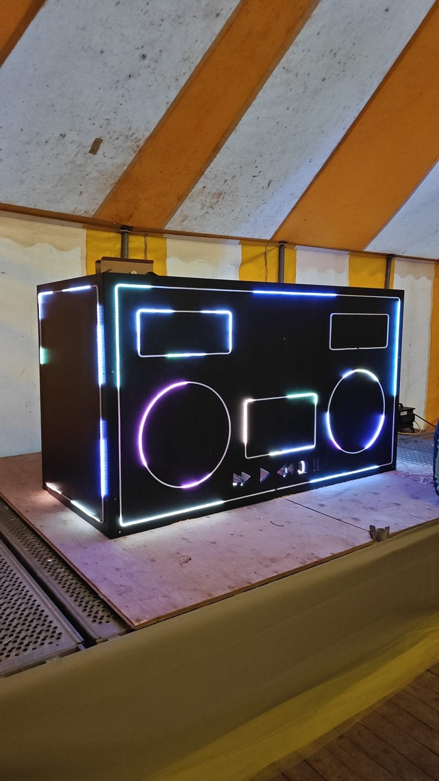 DJ booth Disco style, Ophalen, Zo goed als nieuw