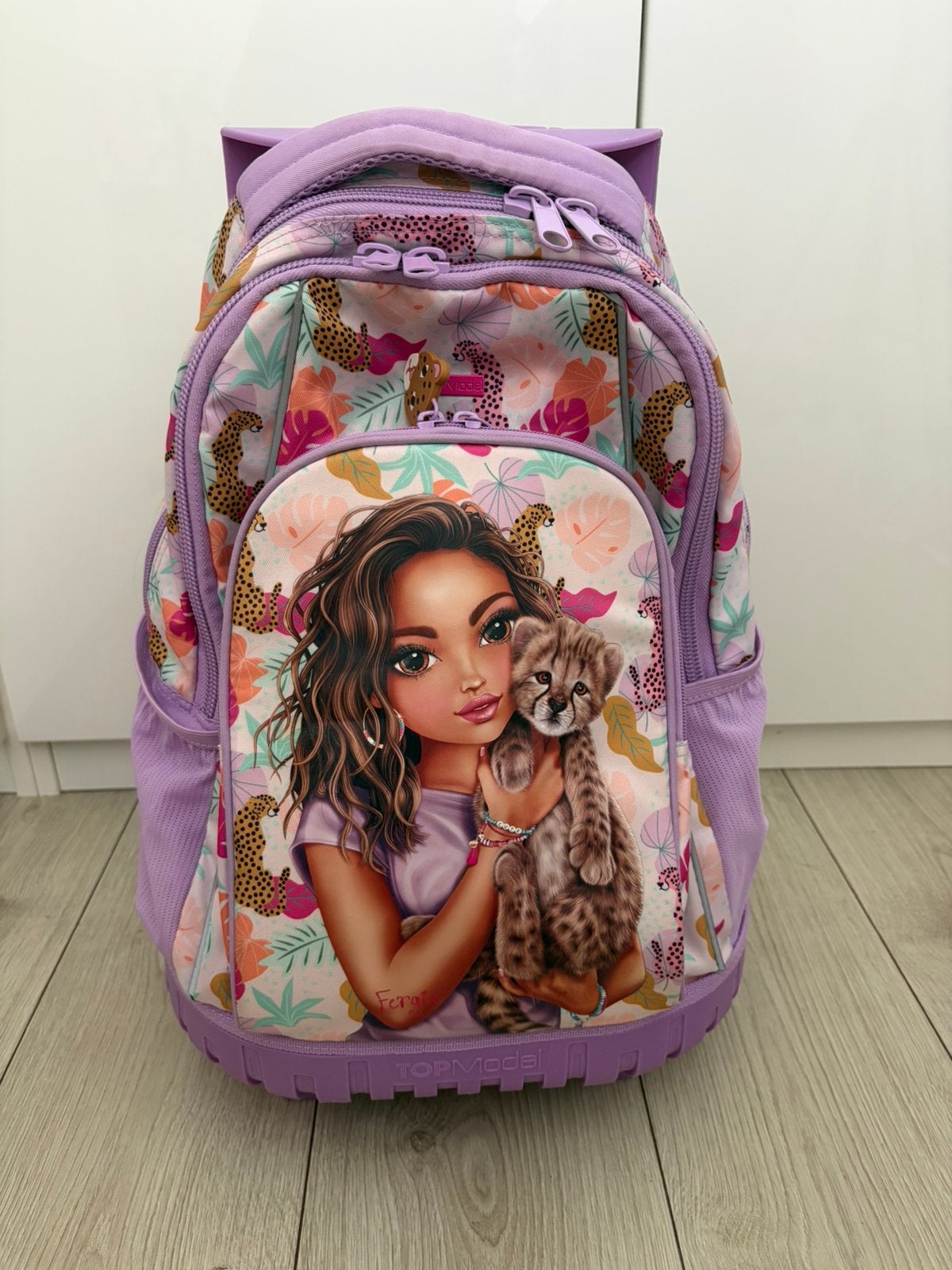 Topmodel trolley lila, Ophalen, Zo goed als nieuw, Overige kleuren, Rugtas