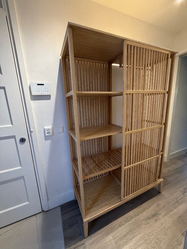 Open kledingkast met schuifdeur, Ophalen, Gebruikt, 100 tot 150 cm, 150 tot 200 cm