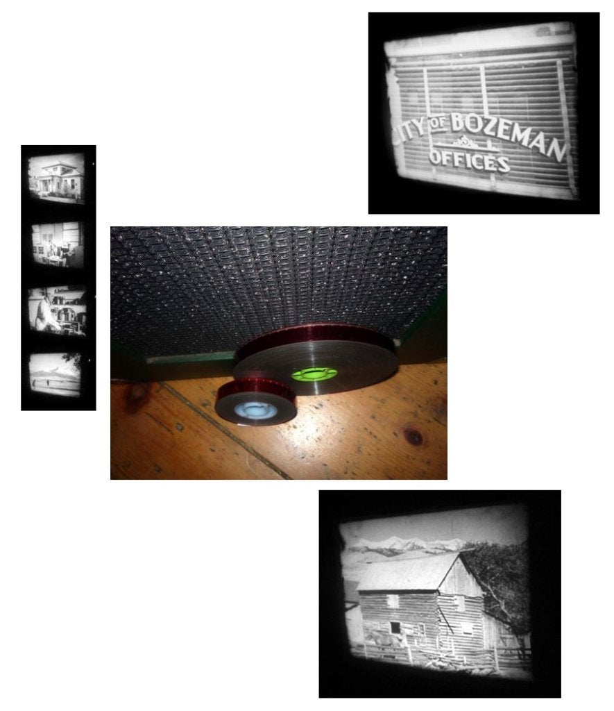 16mm film City of Bozeman -duits doc - zw/w 15min geluid, Audio, Tv en Foto, Ophalen of Verzenden, 16mm film
