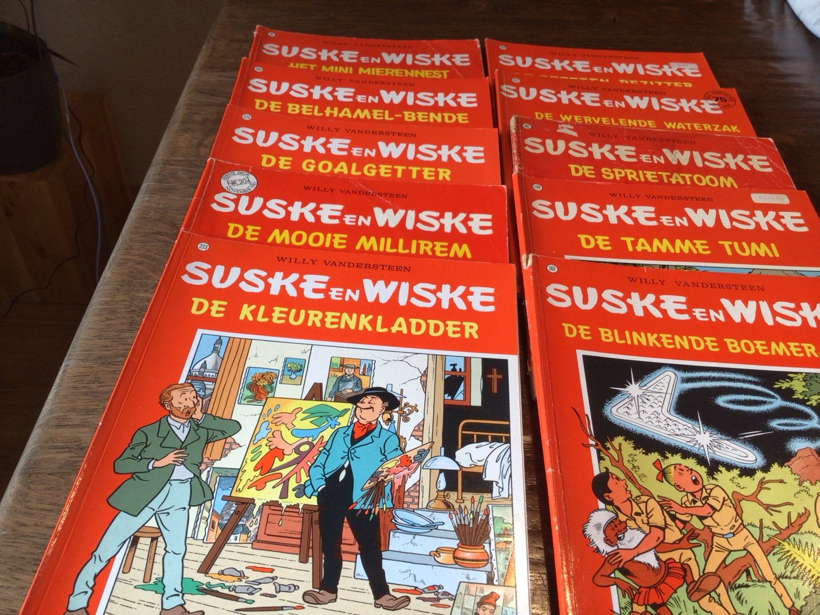 Suske en Wiske stripboeken - 10 stuks, Meerdere stripboeken, Ophalen of Verzenden, Gelezen