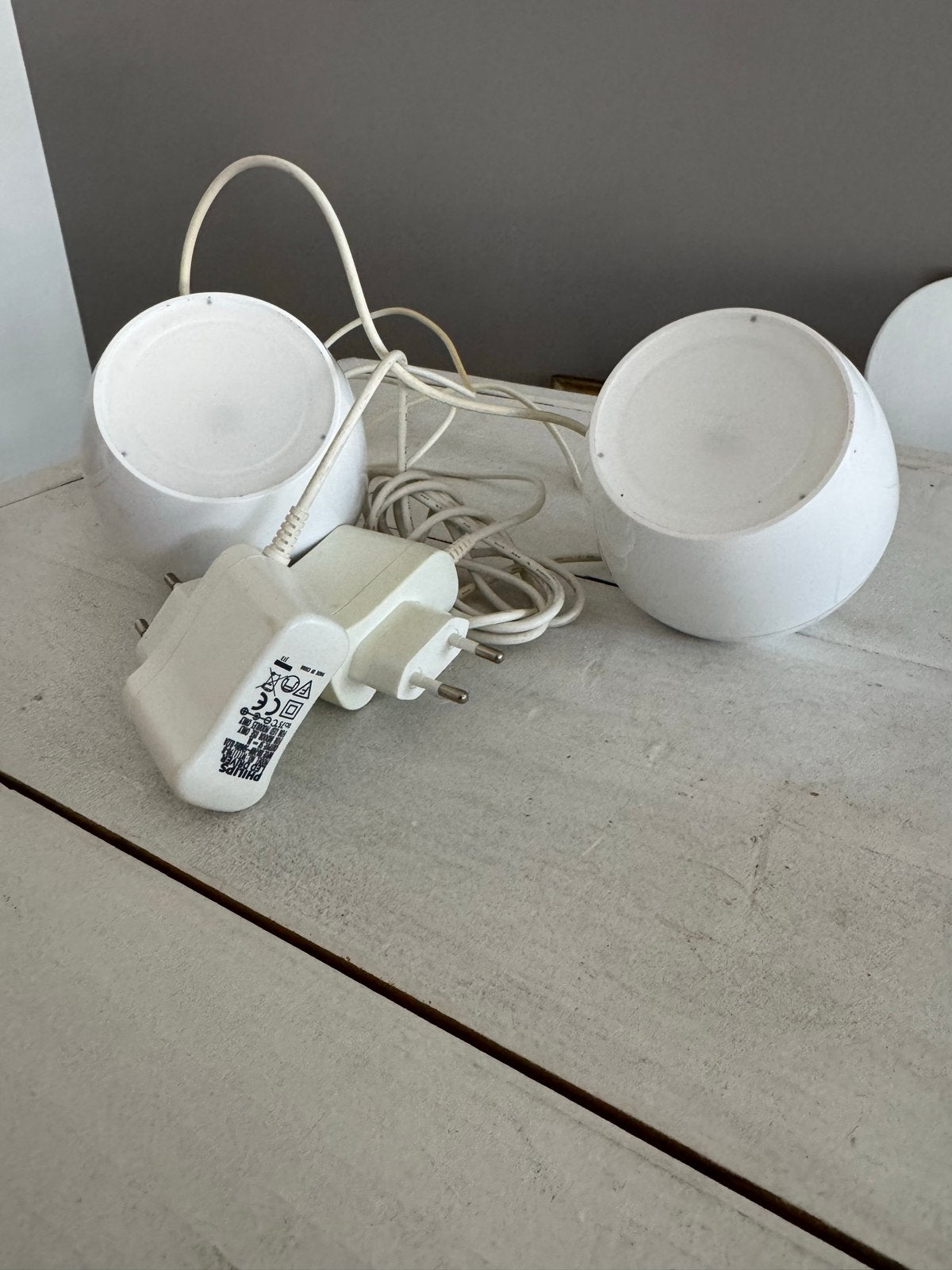 2x Philips Living Colors bol lampjes, Ophalen, Gebruikt