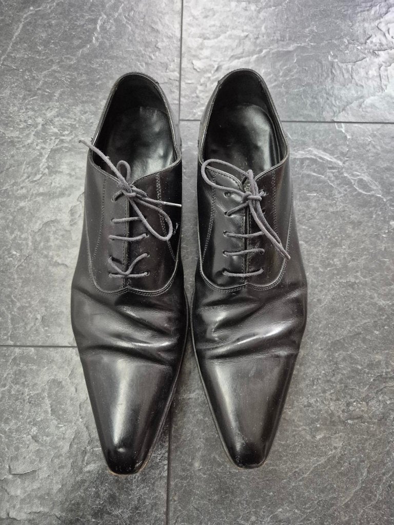 Dolce & Gabbana leren schoenen maat 41,5, Dolce & Gabbana, Zwart, Ophalen of Verzenden, Gedragen