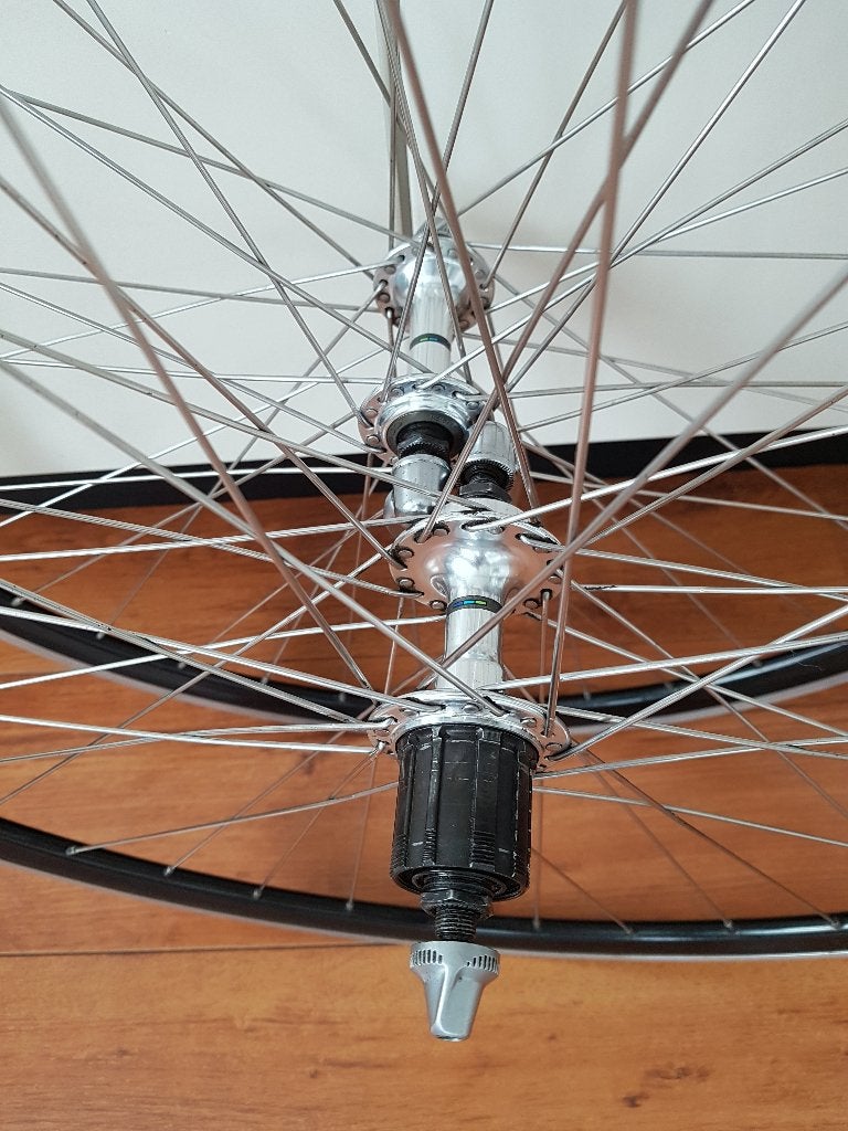 Rigida DP18, Shimano 600 tricolor, wielset, vintage, Gebruikt, Rigida, Aluminium, Racefiets