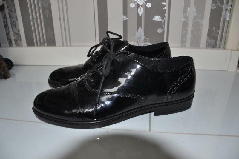 Ecco lakleren schoenen, maat 41., Ecco, Schoenen met lage hakken, Zwart, Ophalen of Verzenden