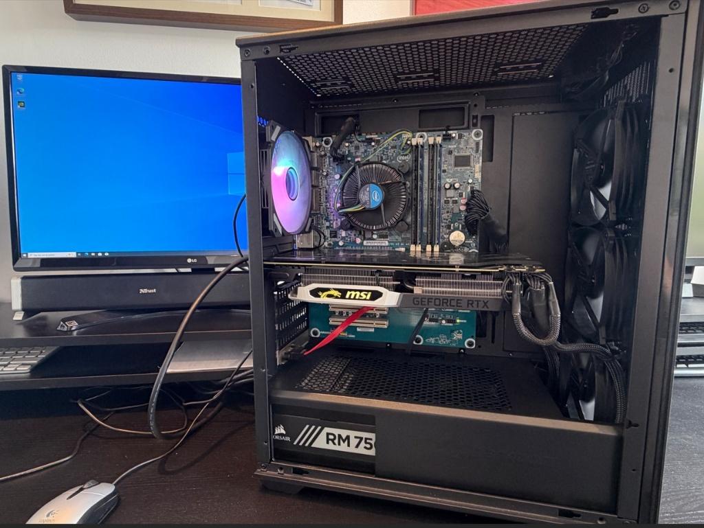 Game PC Intel I5 8GB + Geforce MSI RTX2070 8GB, 8 GB, Zelf gebouwde pc, Ophalen of Verzenden, Zo goed als nieuw