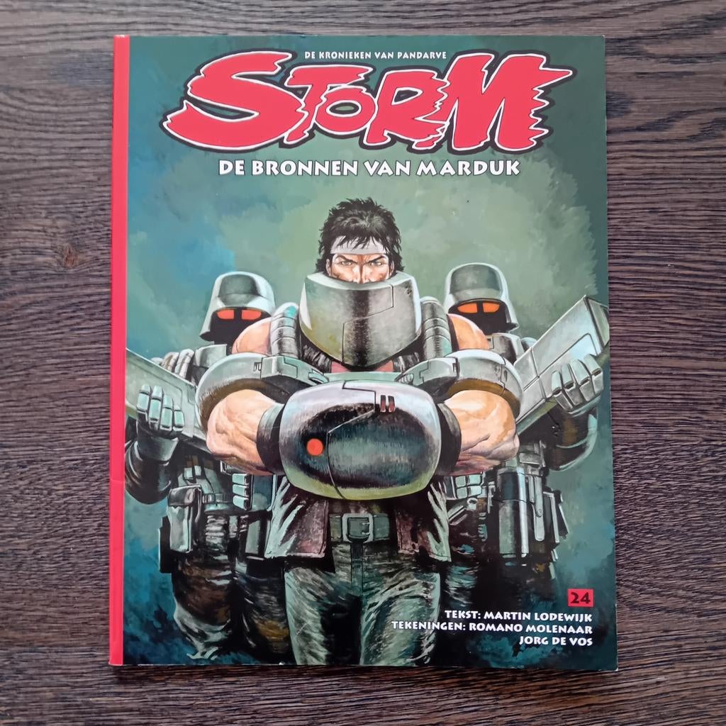 Storm - De Bronnen van Marduk, Eén stripboek, Ophalen of Verzenden, Gelezen, Martin Lodewijk