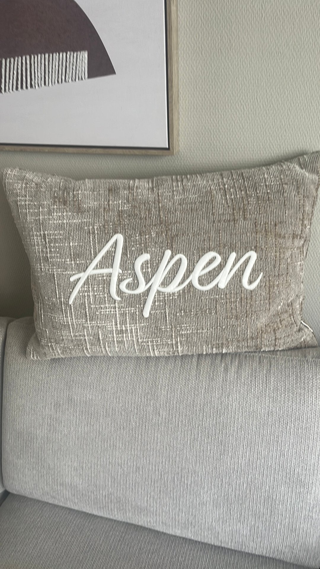 Riviera Maison kussenhoes Aspen, Huis en Inrichting, Woonaccessoires | Kussens, Meerkleurig, Ophalen of Verzenden, Zo goed als nieuw