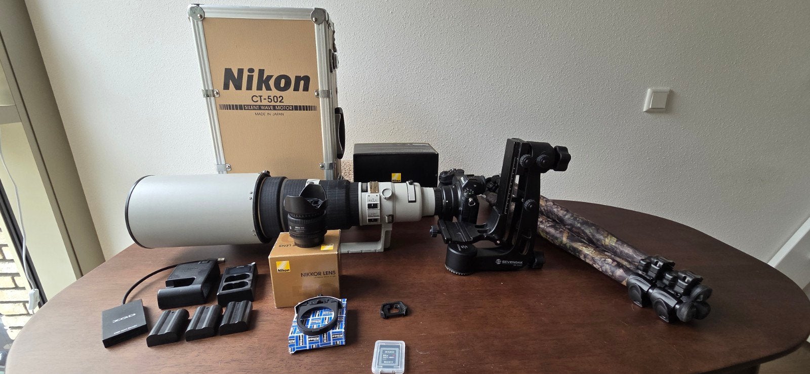 Nikon Z6 Wildlife Kit: 500mm, Z6, 50mm f/1.8, Statief, Audio, Tv en Foto, Fotografie | Lenzen en Objectieven, Ophalen, Zo goed als nieuw