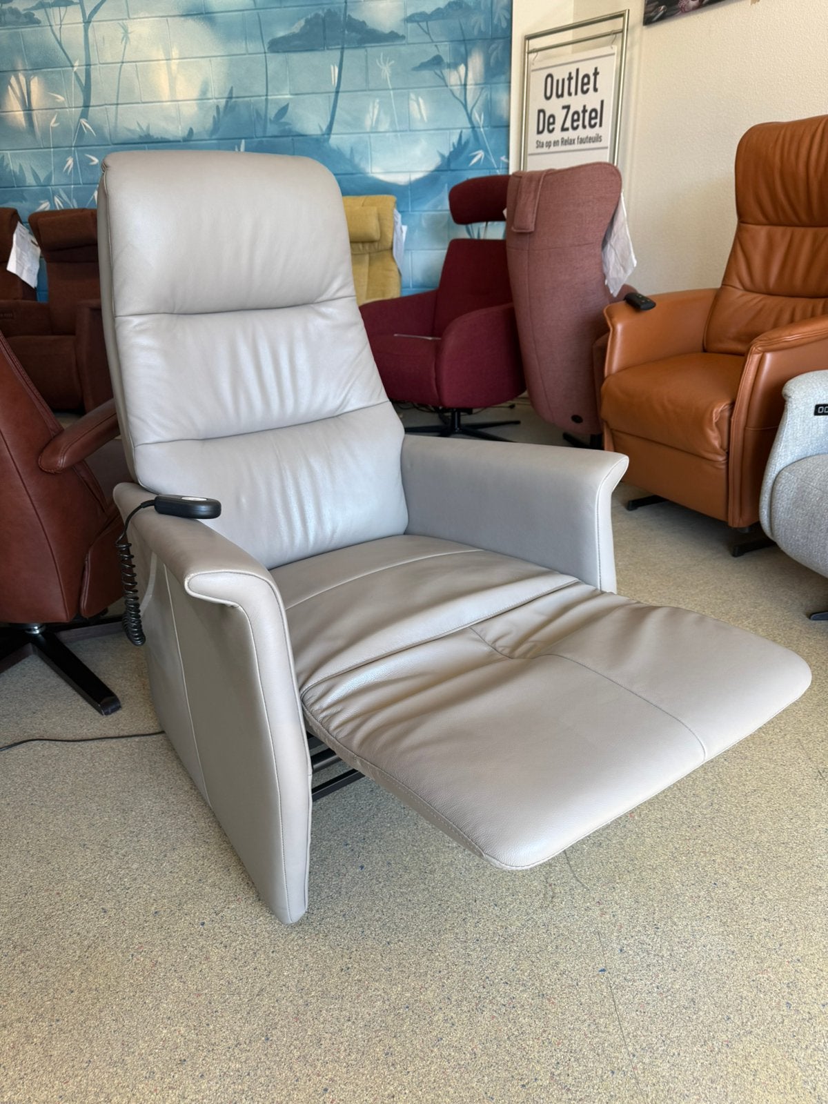 Prominent relax staop stoel relaxfauteuil gratis bezorging