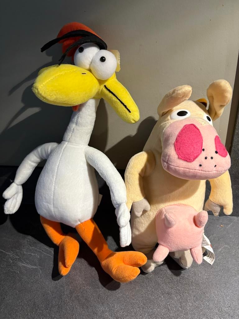 Cow & Chicken knuffels van Nanco, Ophalen of Verzenden, Gebruikt, Koe