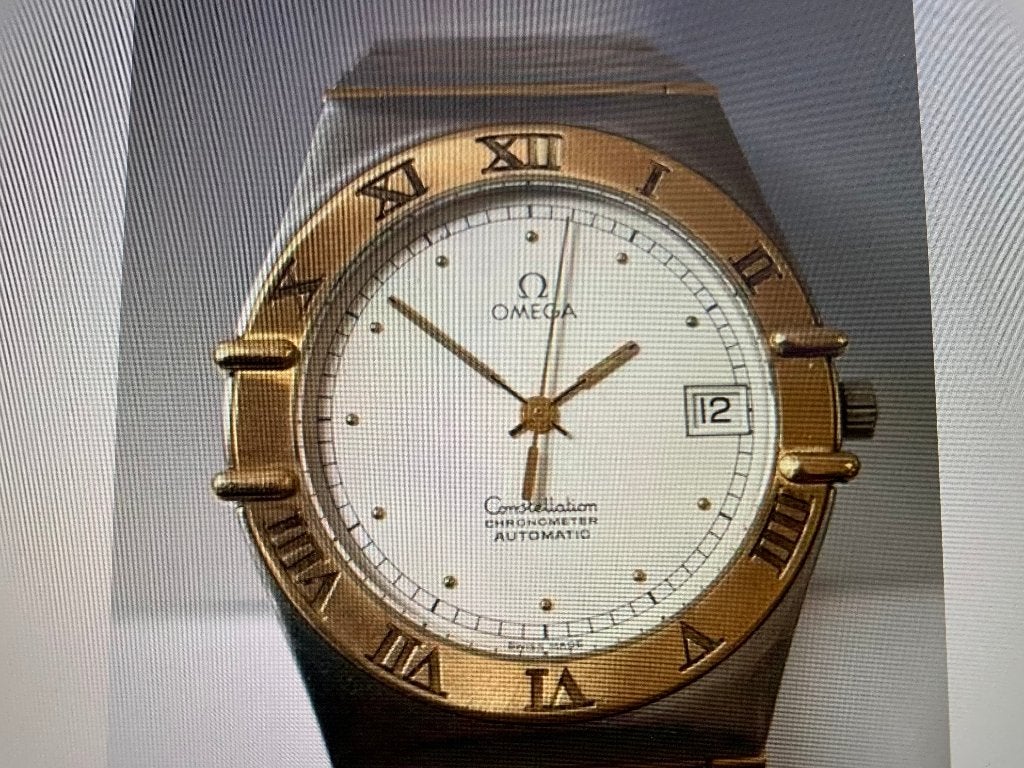 OMEGA CONSTELLATION CHRONOMETER AUTOMATIC STAAL/GOUD+TAXATIE, OMEGA, Staal, Polshorloge, OMEGA