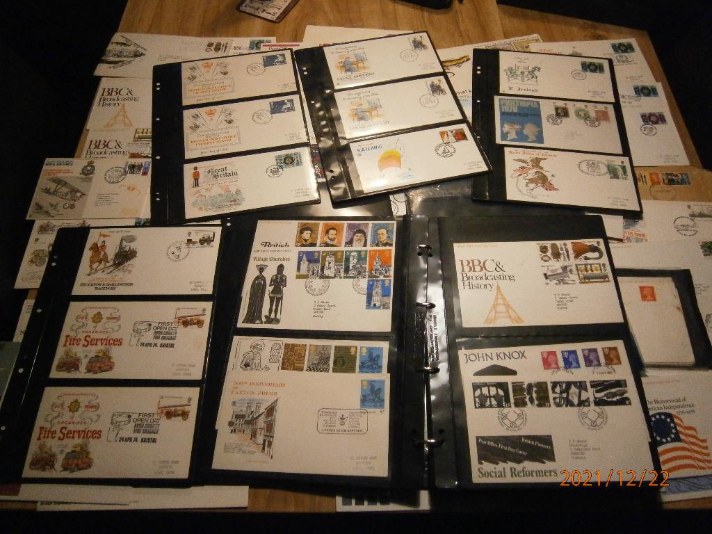 FDC collectie / verzameling Eerstedagenveloppen Engeland e.o, Postzegels en Munten, Postzegels | Eerstedagenveloppen, Ophalen of Verzenden
