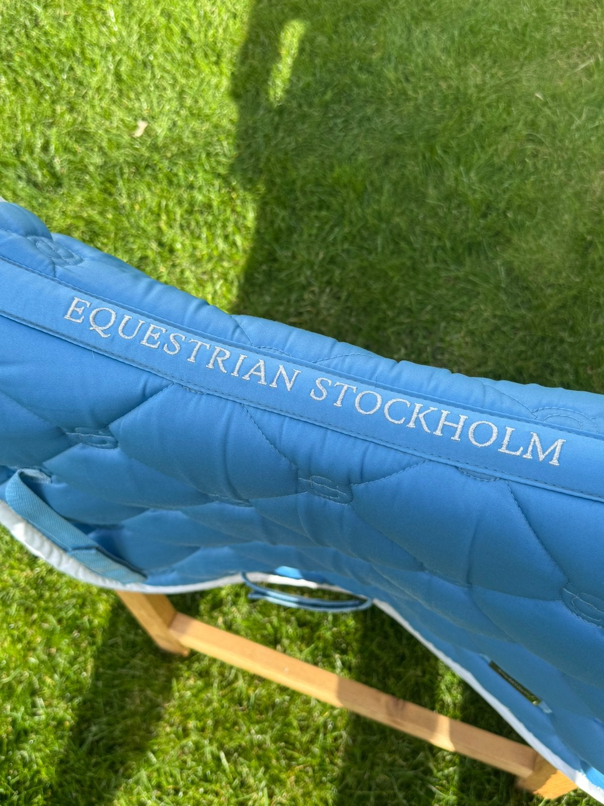 Equistrian stockholm dekje, maat Cob (blauw), Cob (M), Equestrian Stockholm, Ophalen of Verzenden, Zo goed als nieuw