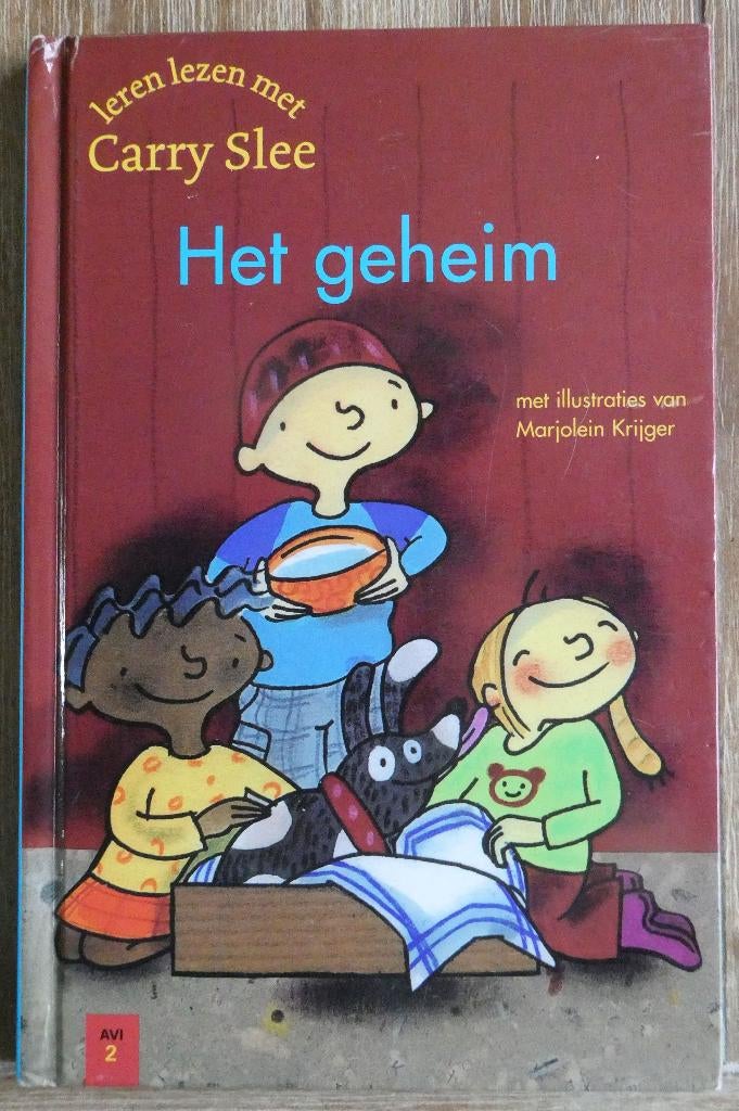 Leren lezen met Carry Slee - Het geheim - AVI 2 - Groep 3, Ophalen of Verzenden, Zo goed als nieuw, Carry Slee, Fictie algemeen