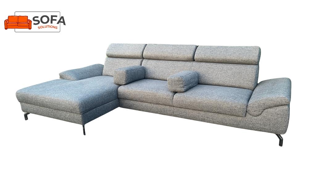 Montèl Modena Hoekbank–Uitschuifbare Zitvlakken–Luxe Grijs, Hoekbank, 300 cm of meer, 75 tot 100 cm, Ophalen of Verzenden