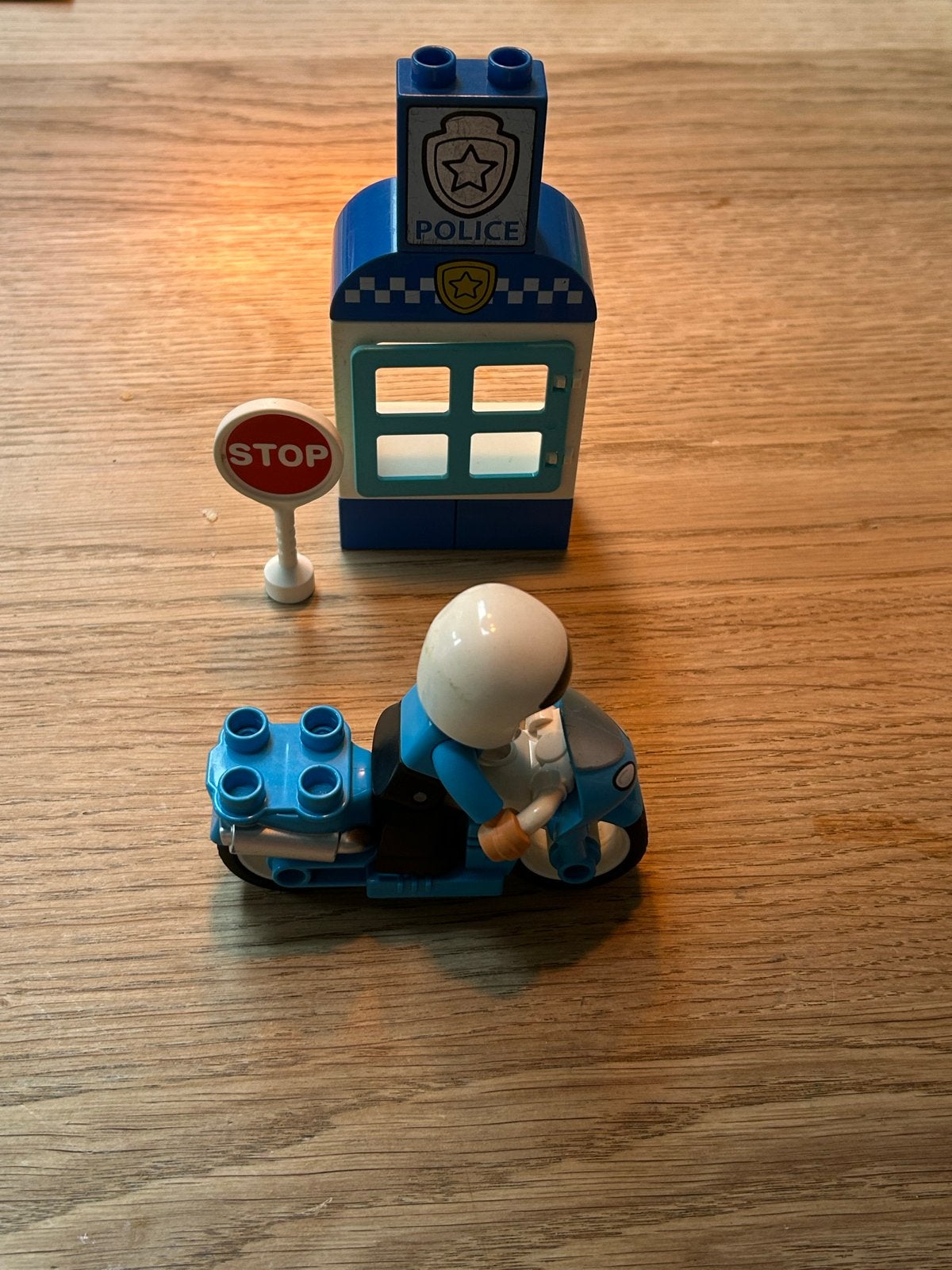 Lego Duplo Politie Motor (10900), Ophalen, City, Zo goed als nieuw, Compleet
