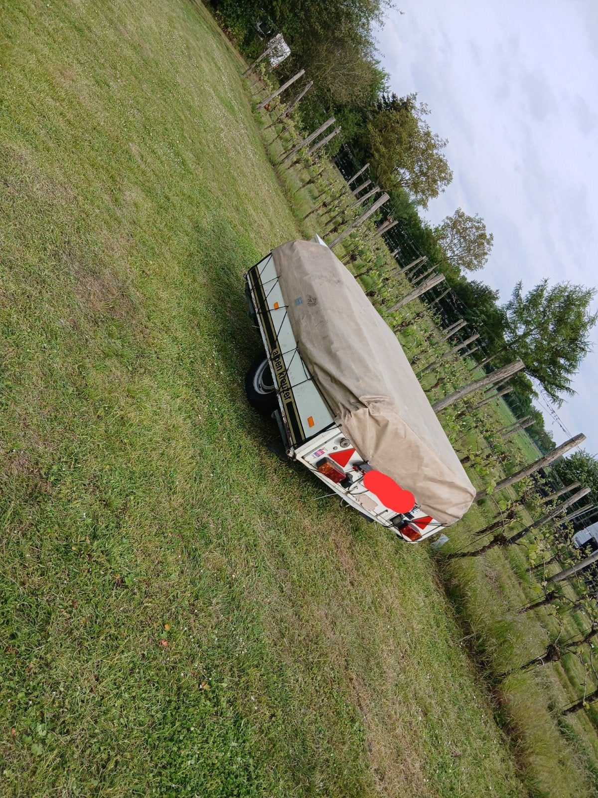 Te koop vouwwagen opknapper, Ophalen