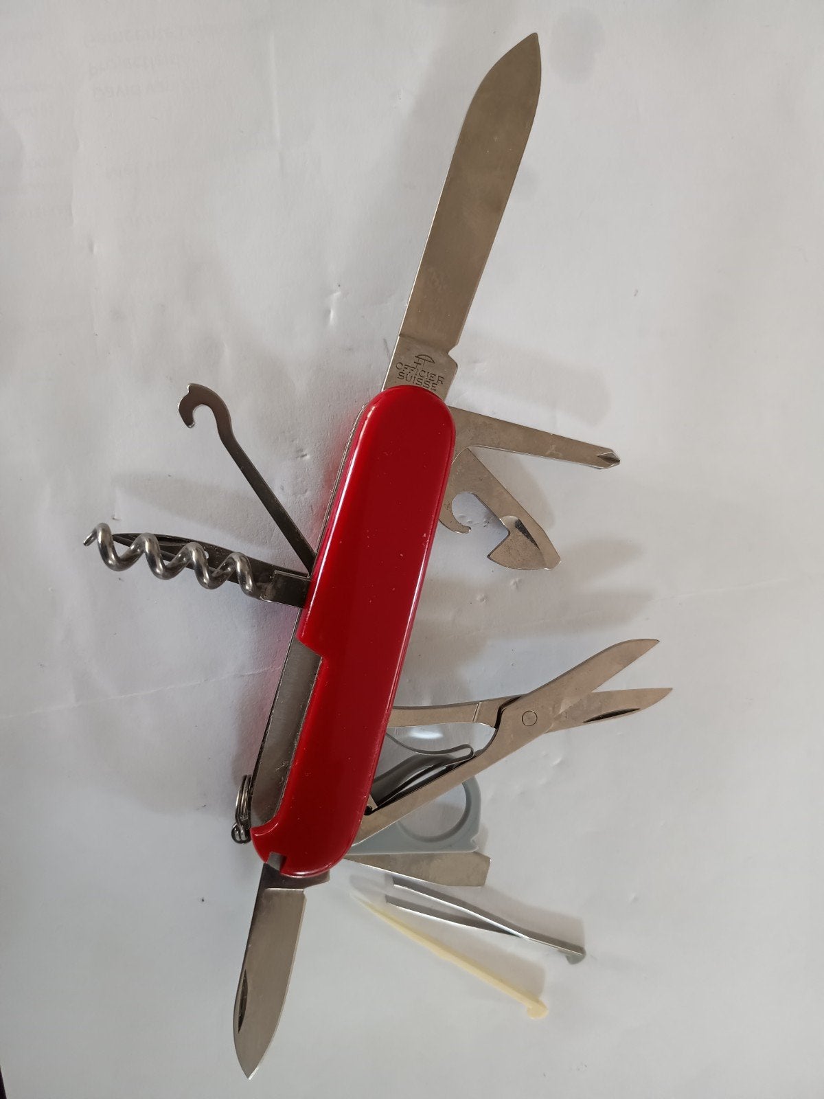 Victorinox Zwitsers zakmes - Rood, multifunctioneel, Ophalen of Verzenden, Gebruikt