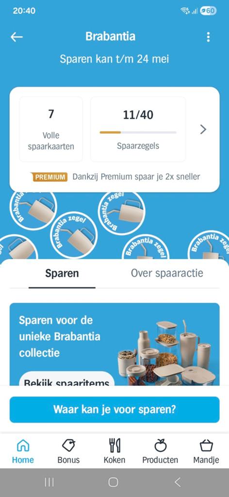 Ah Brabantia zegels digitaal, Verzamelen, Supermarktacties, Albert Heijn, Ophalen