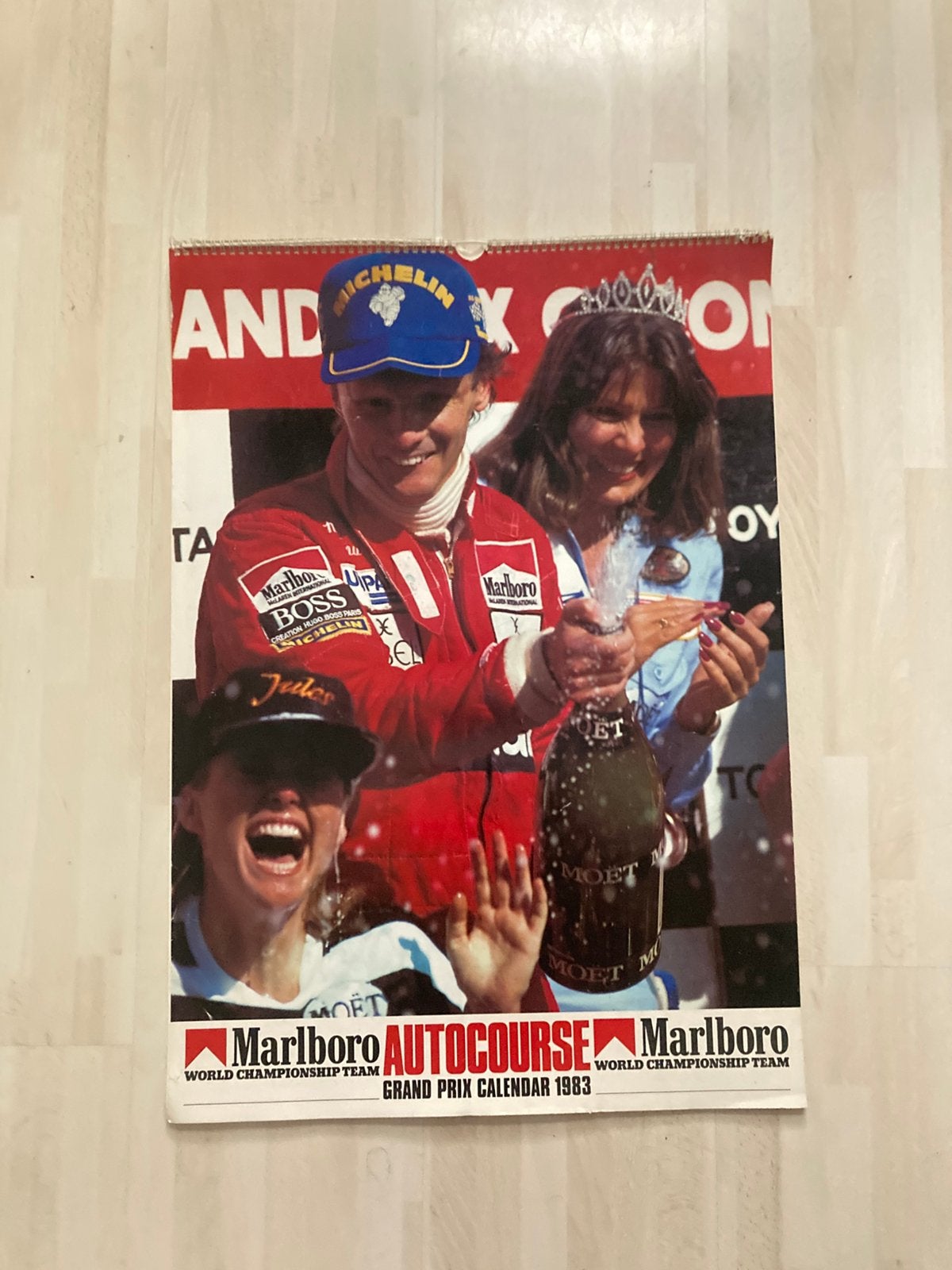 Kalender autocourse 1983, Ophalen of Verzenden, Jaarkalender, Zo goed als nieuw