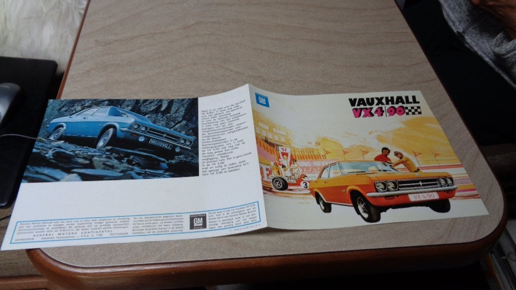 Folder VAUXHALL  VX/90  ,  1970, Verzenden, Nieuw, Overige merken