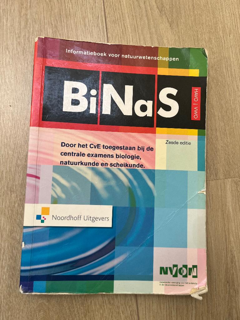 Binas zesde editie, Ophalen of Verzenden, Gelezen, Natuurwetenschap