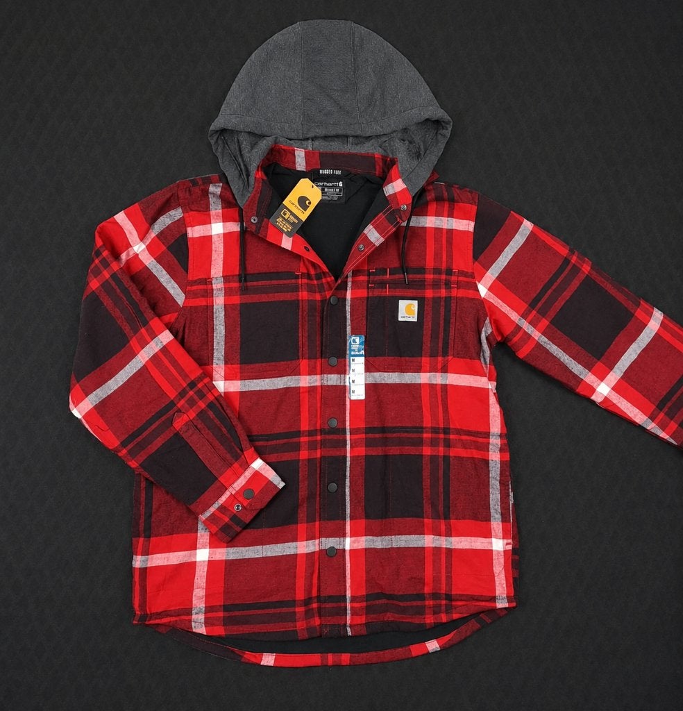 Carhartt  Jacket Heren | Maat M | Rood Geruit, Maat 48/50 (M), Carhartt, Ophalen of Verzenden, Zo goed als nieuw
