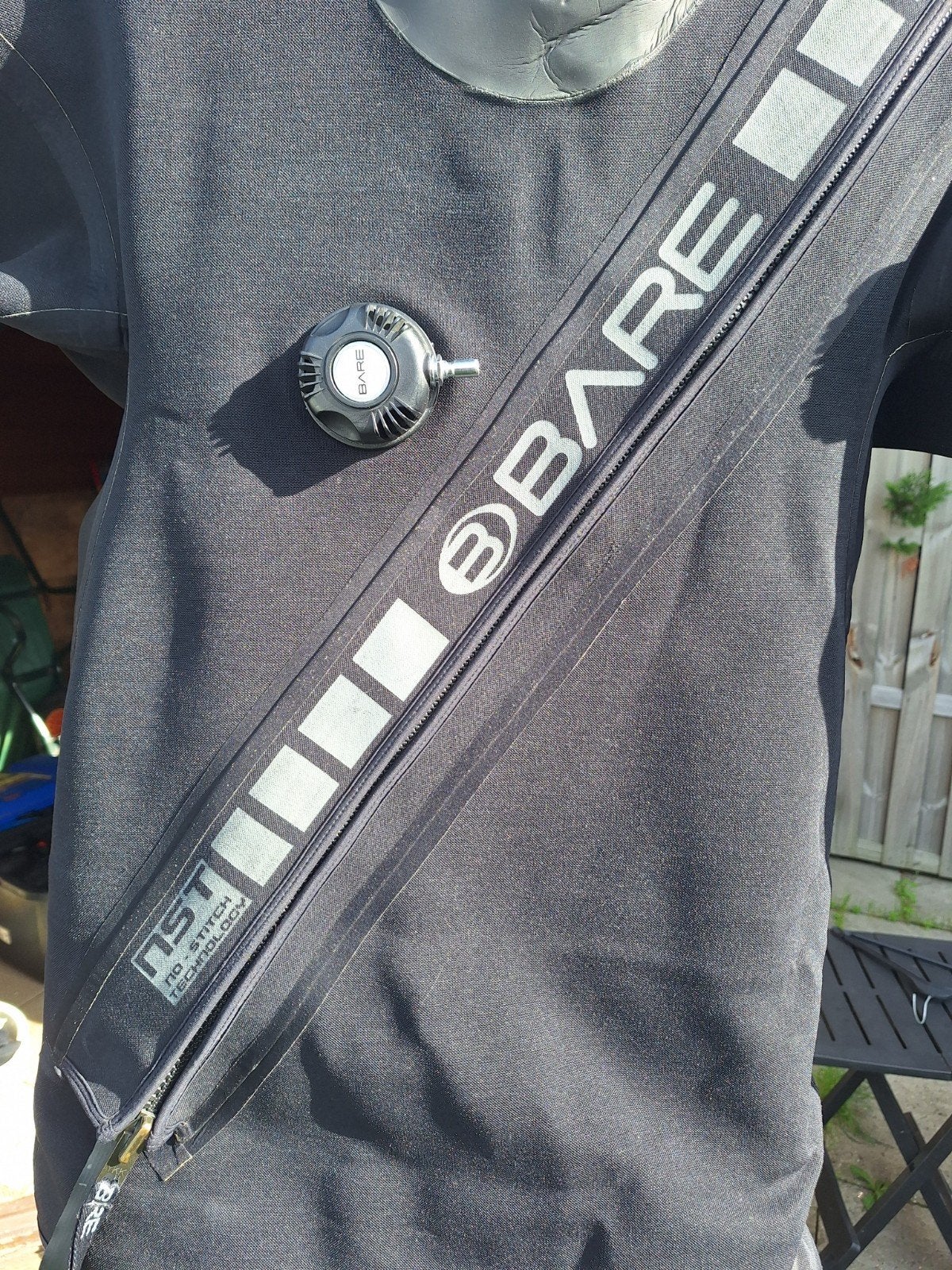 Bare droogpak compressed neopreen maat s, Watersport en Boten, Ophalen of Verzenden, Zo goed als nieuw, Duikpak