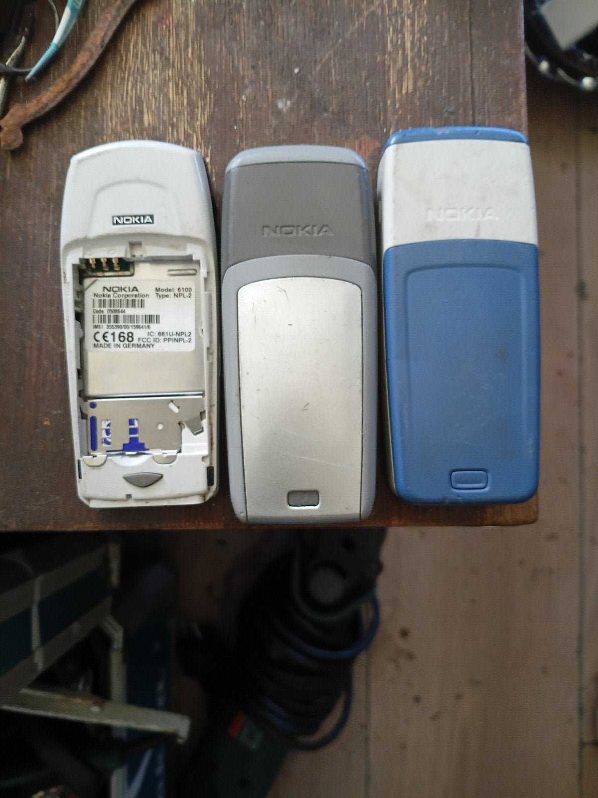 Nokia 6100, 6310i en 6610 - Klassieke mobiele telefoons, Telecommunicatie, Gebruikt, Overige kleuren, Ophalen of Verzenden, Minder dan 3 megapixel