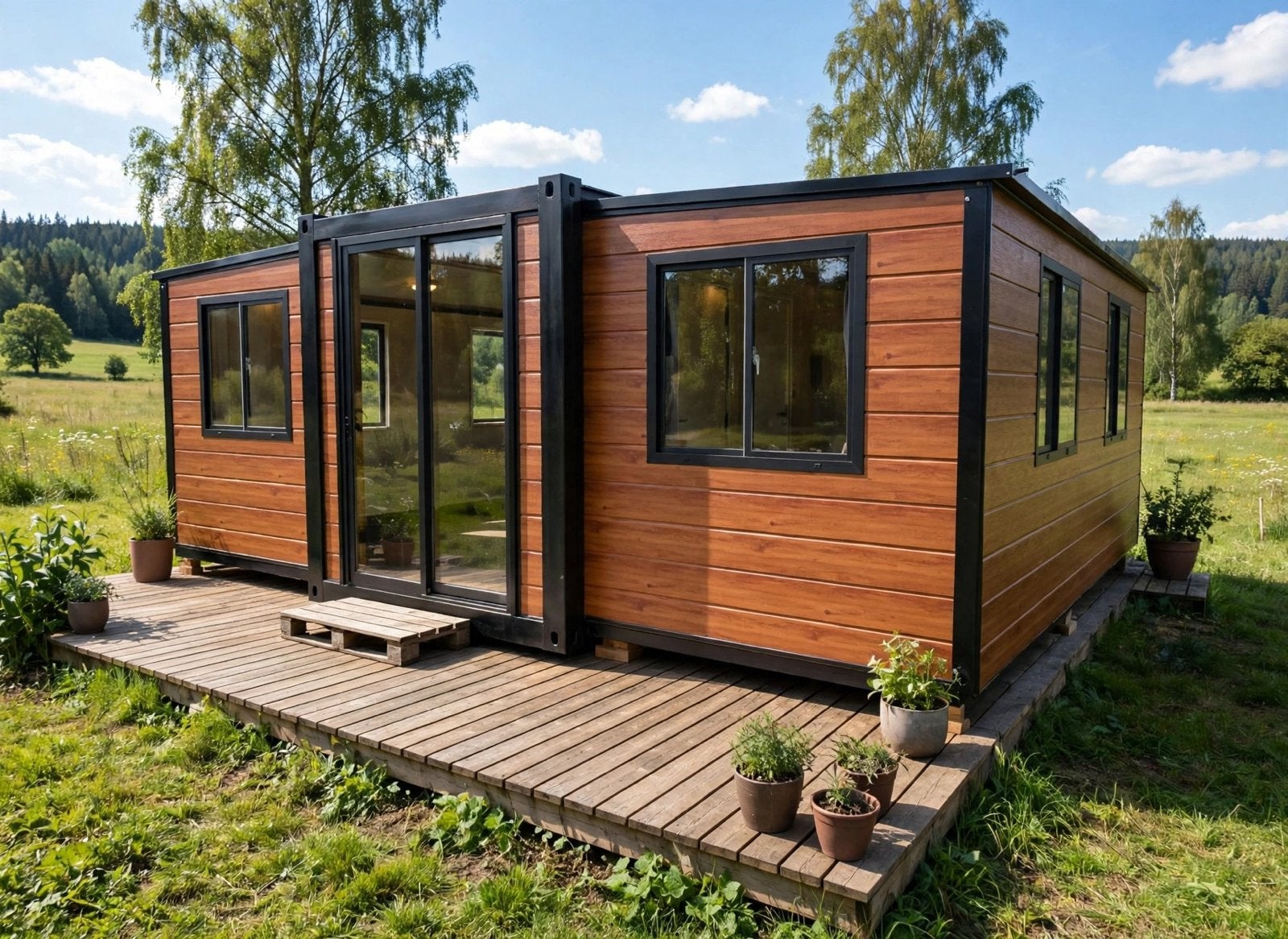 🏡☀️Tiny House | 37 m² | 2 slaapkamers | Badkamer & toilet, Ophalen, Zo goed als nieuw