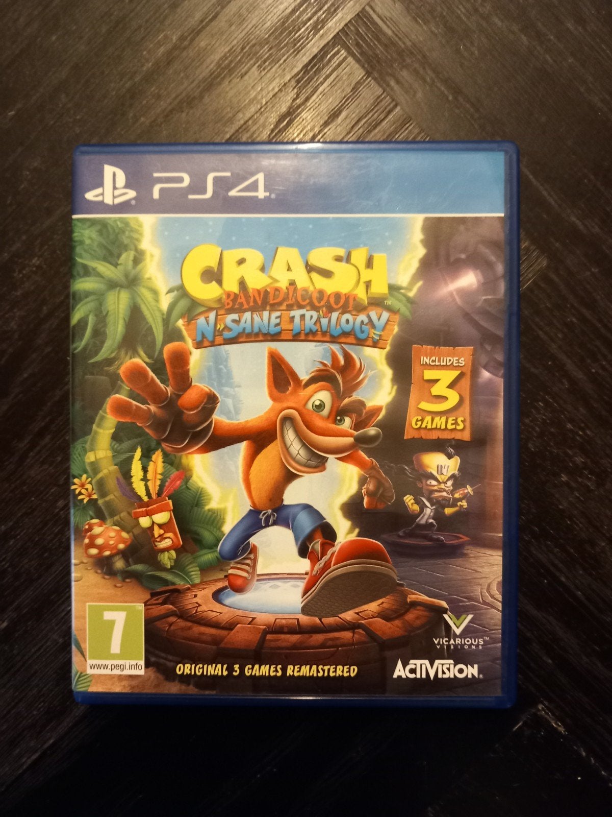 Crash Bandicoot N. Sane Trilogy PS4 - Remastered Klassiekers, Support@activision.com, Activision Publishing, Inc. 3100 Ocean Park Blvd. Santa Monica, CA 90405, USA