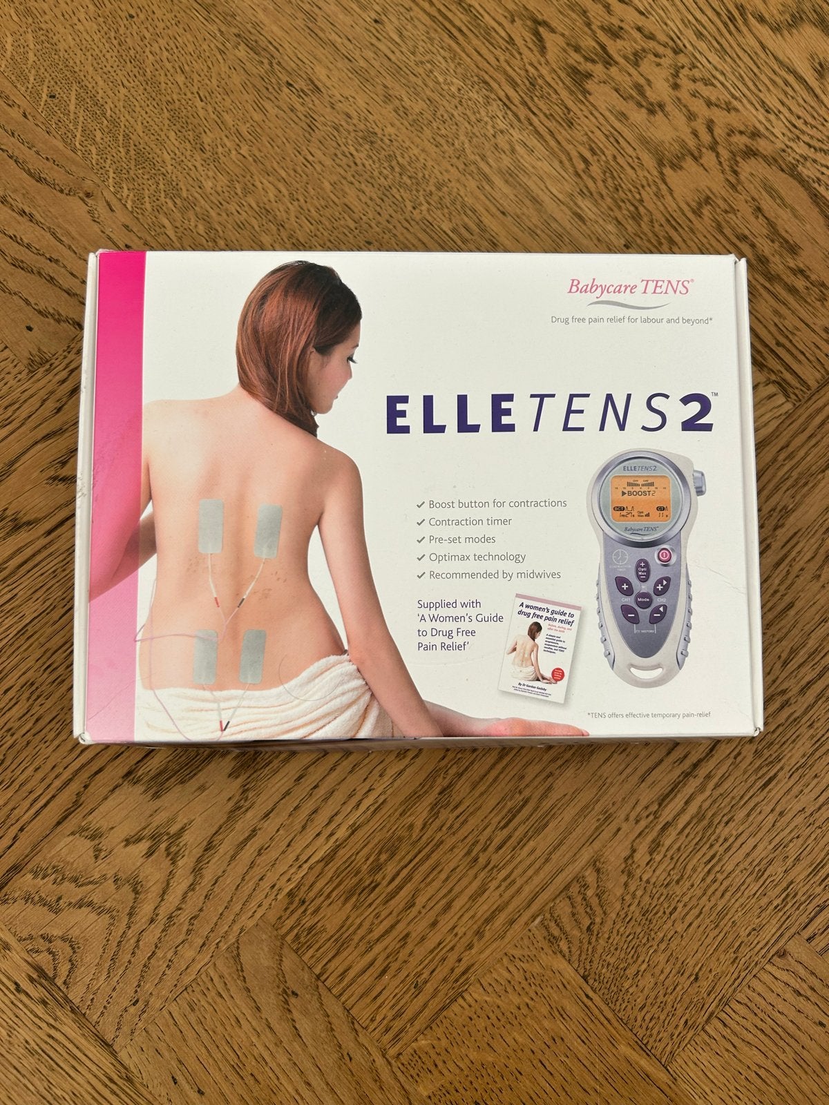 Babycare TENS Elle TENS 2 - Pijnbestrijding bevalling, Ophalen of Verzenden, Zo goed als nieuw, Overige typen