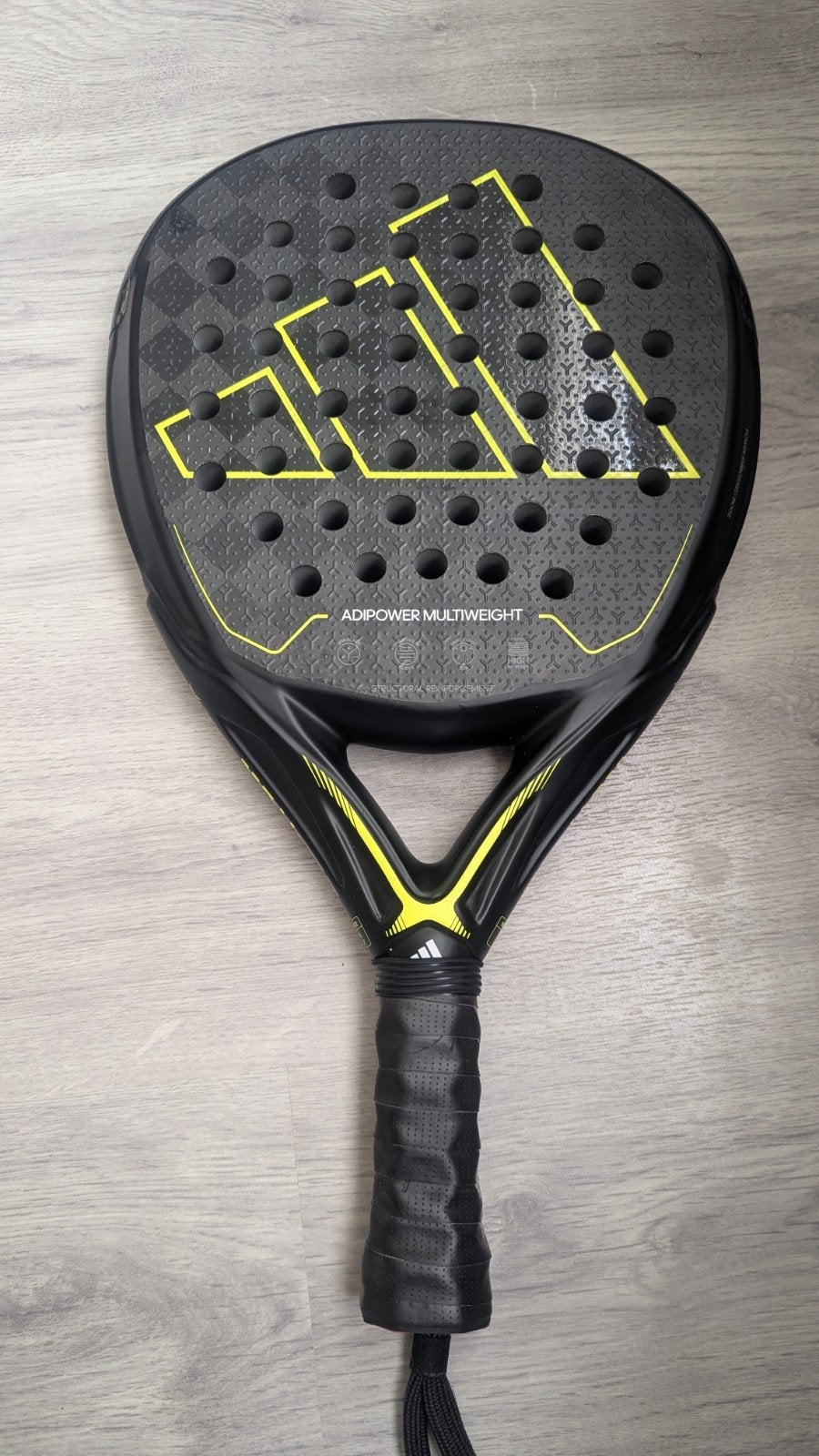 Oude prijs 400 euro: Adidas adipower multiweight ZGAN, Ophalen, Zo goed als nieuw, Padelracket