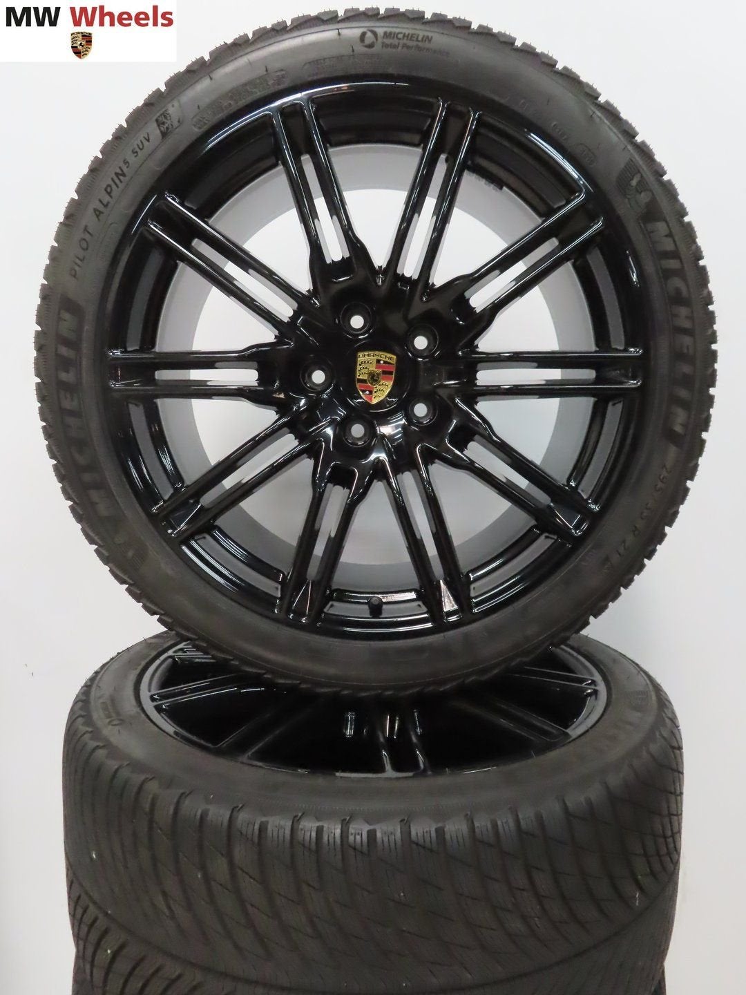 Porsche 21 inch Origineel Cayenne GTS velgen winterbanden, Auto-onderdelen, Banden en Velgen, Gebruikt, 295 mm, -, -