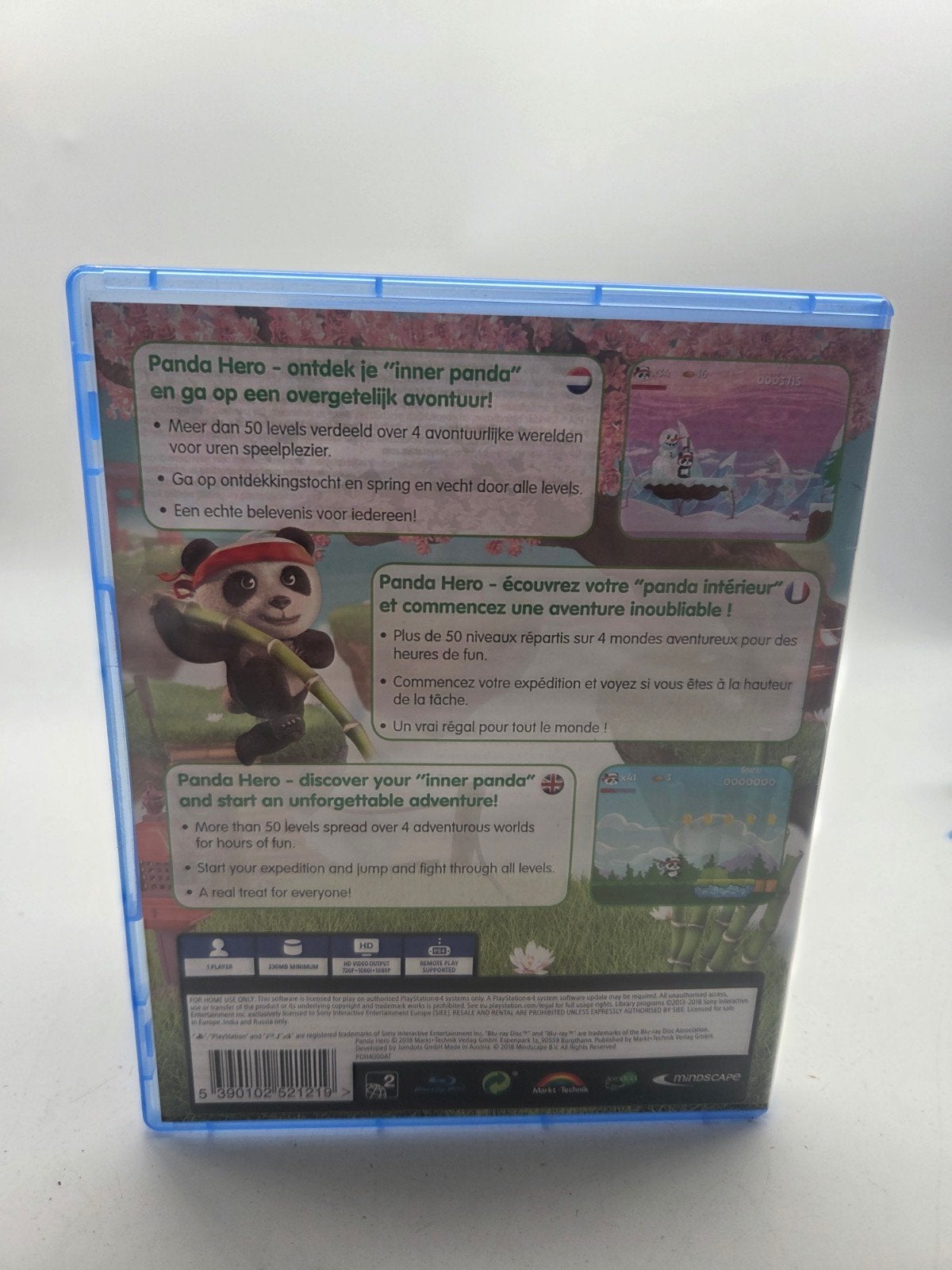 Panda Hero PS4 - Avontuurlijk platformspel, Avontuur en Actie, Mindscape, 1 speler, Onbekend