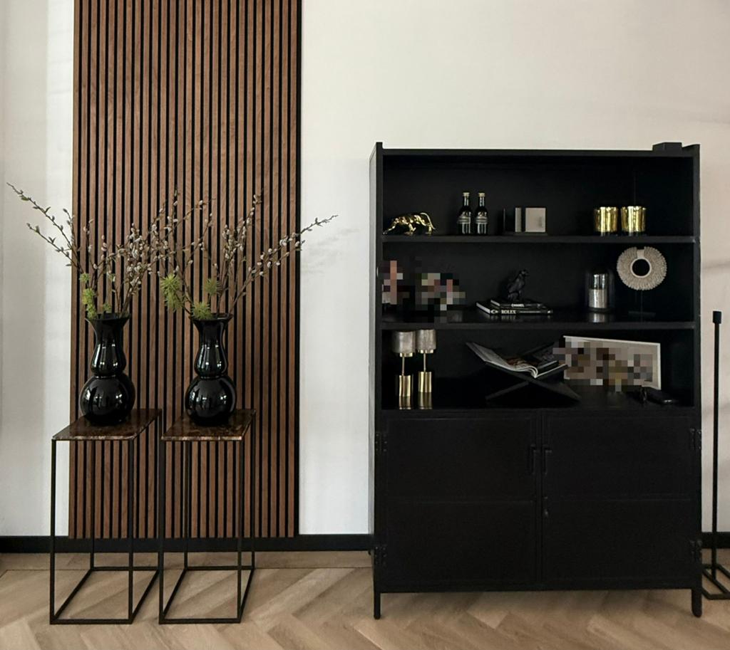 Industriële stijl (boeken)kast, Huis en Inrichting, Kasten | Boekenkasten, Ophalen, 50 tot 100 cm, Zo goed als nieuw, Metaal