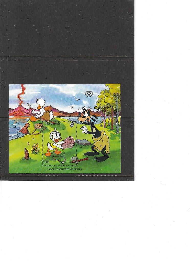 Mi 124 Disney. Gambia,. Postfris, Ophalen of Verzenden, Postfris, Overige thema's